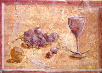 Roman Fresco Grapes